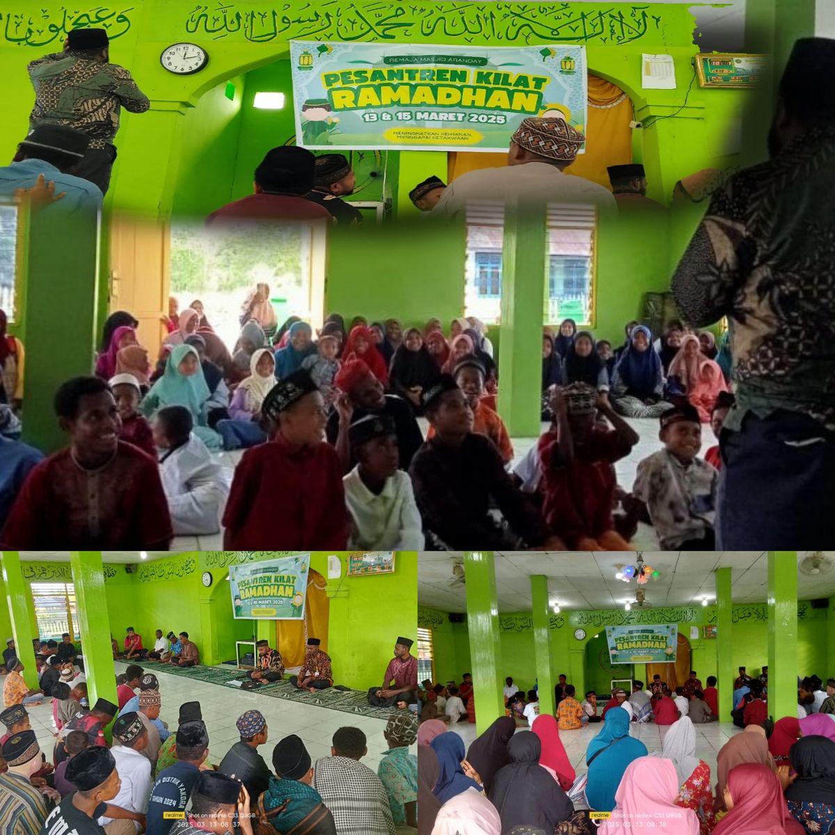 "Pesantren Kilat 1445 H: Remaja Masjid Aranday dan Sekolah Bersatu Didik Generasi Islami"