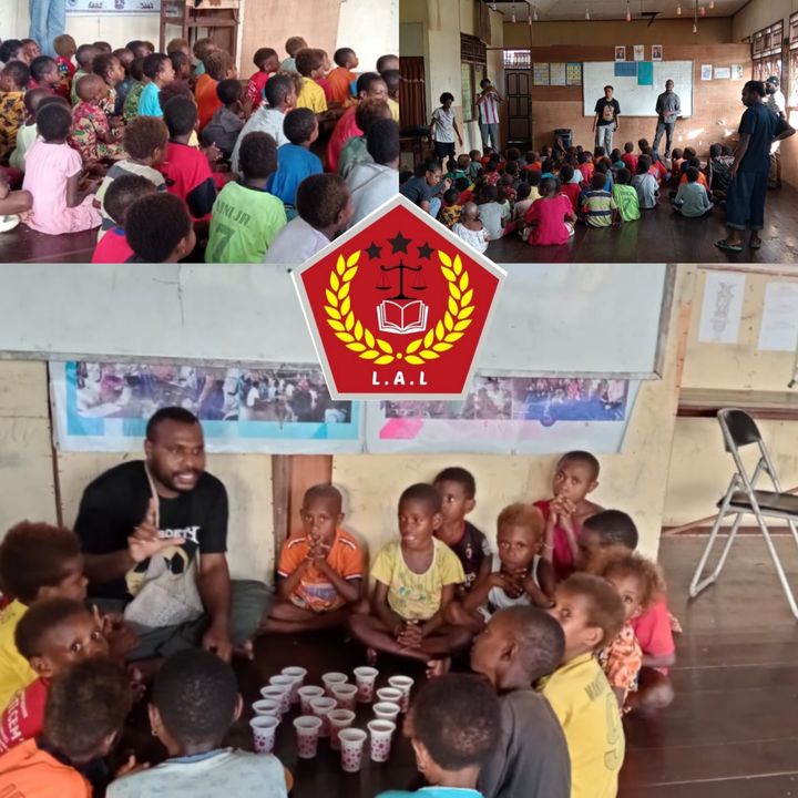 LITERASI ANAK LUMPUR (LAL) GELAR AKSI SOSIAL DI LBK ASMAT: AJAK ANAK-ANAK BELAJAR DENGAN CERIA