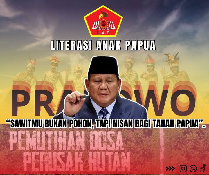 "SURAT TERBUKA UNTUK PRABOWO: TANAH ADAT PAPUA BUKAN TUMBAL BIOFUEL!"